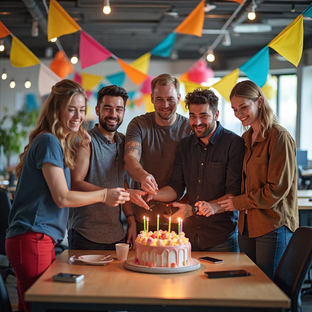 Office celebration